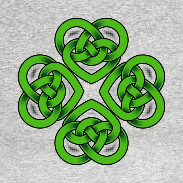 Irish Shamrock - Four Leaf Clover by Ricardo77